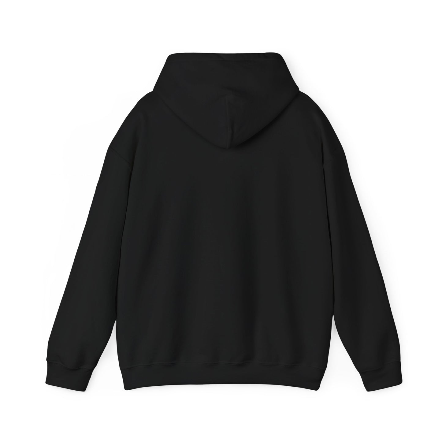 Black hoodie with long sleeves and hood, perfect funny fishkeeping hoodie design