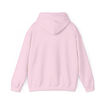 Back of pink “Water Changes Are My Cardio” hoodie with hood down