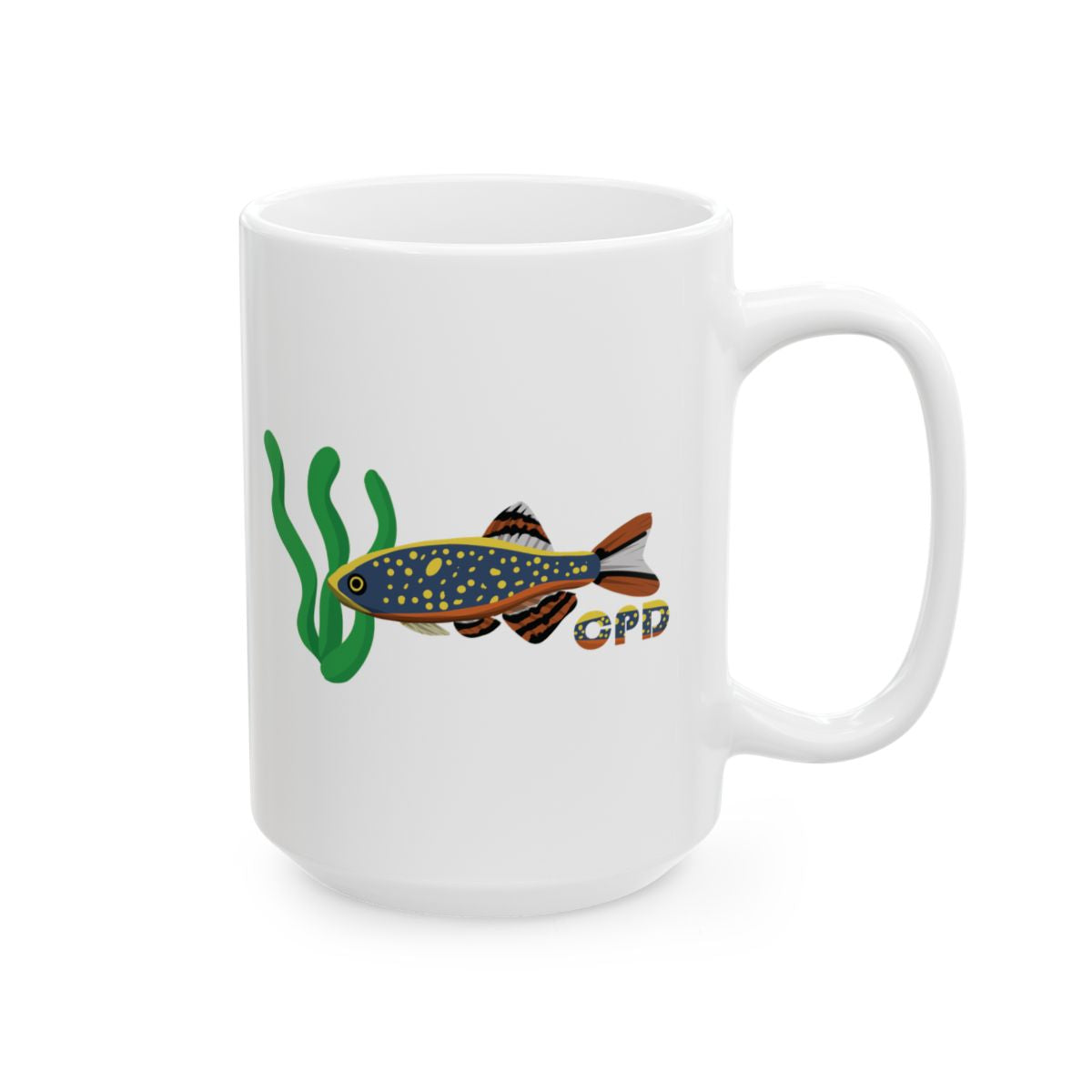 Fish Coffee Mug: Celestial Pearl Danio