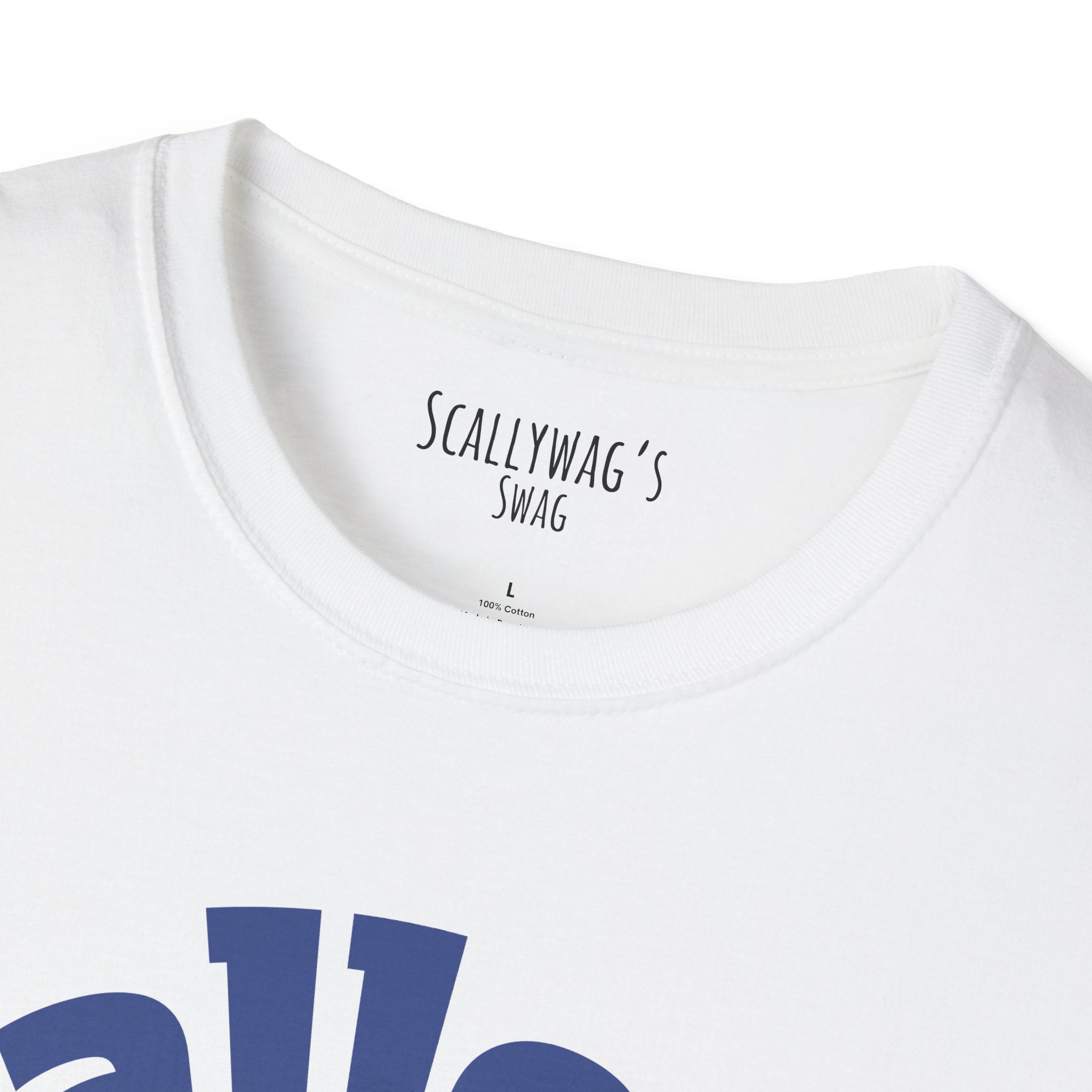 White monster tank hobbyist t-shirt featuring round neck and printed design