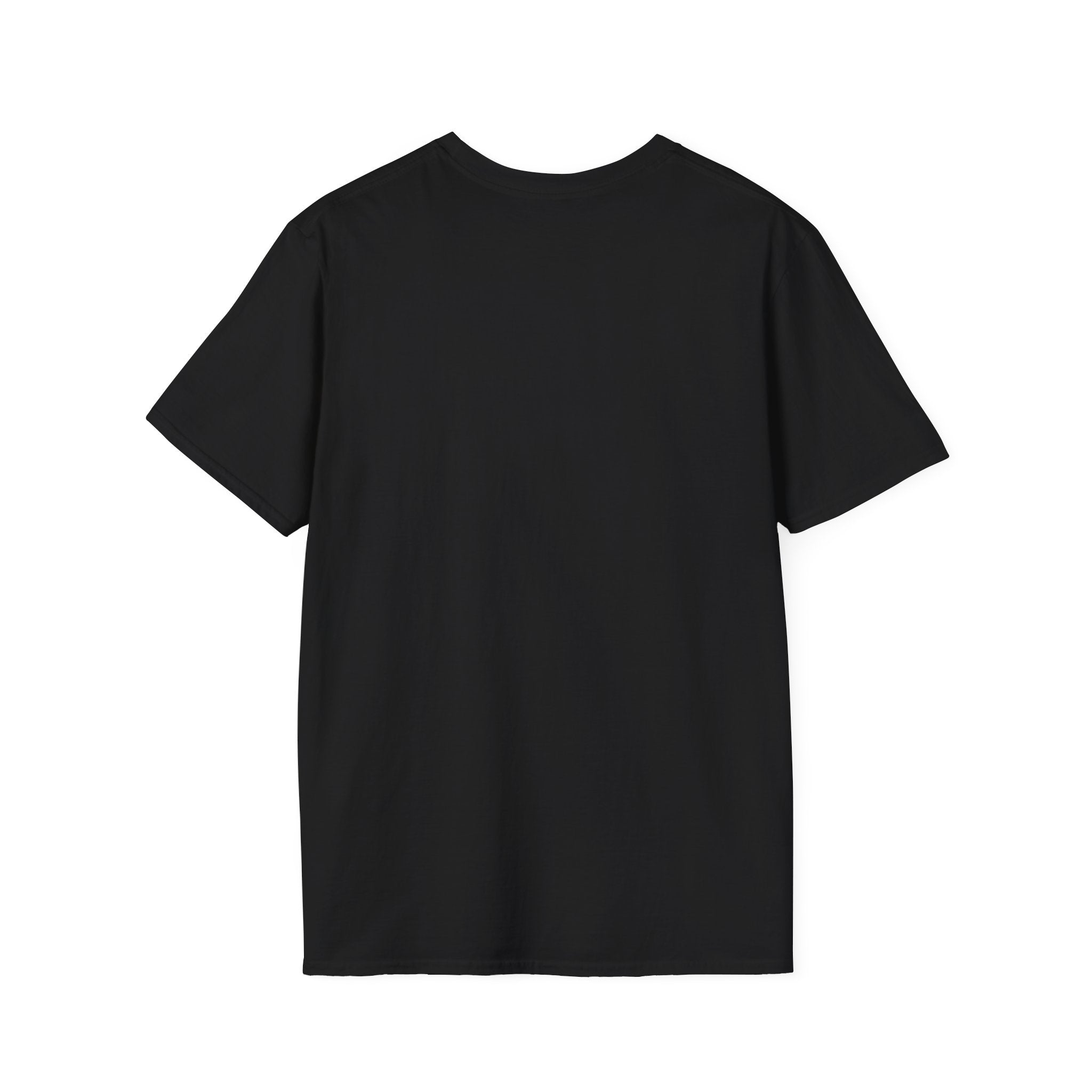 Black plain funny aquarium t-shirt with short sleeves and crew neck